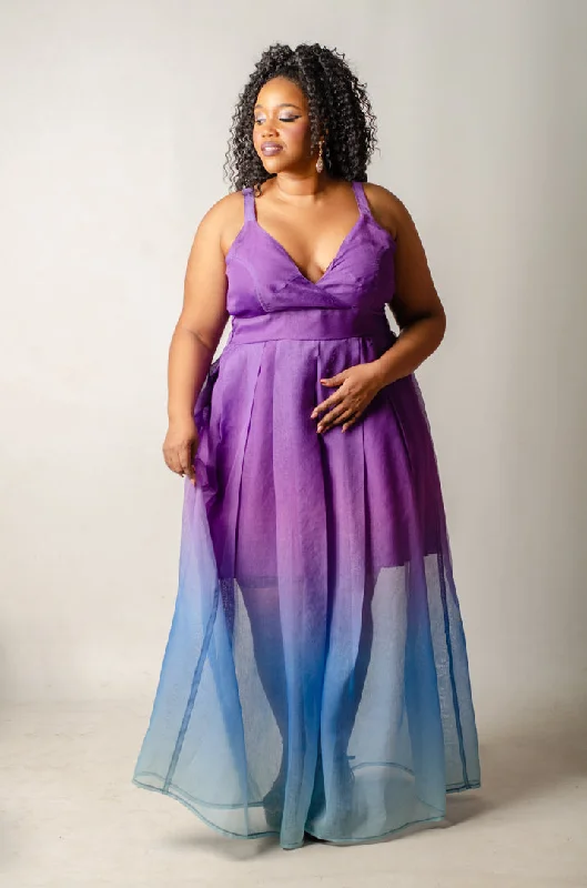 Gradient Maxi Dress - Purple