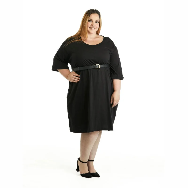 Frankie Oversized Tshirt Bamboo Dress Plus Size