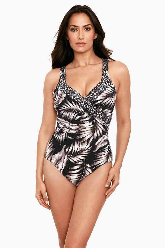 Oasis Colorblock It's A Wrap One Piece Swimsuit