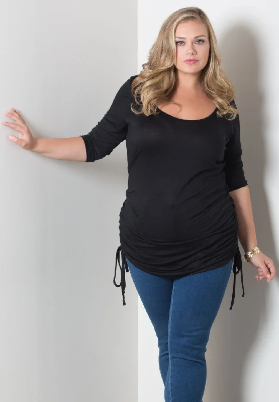 Plus Size Women Long Sleeve Top for a Flattering and Comfortable FitTalia Tunic Top