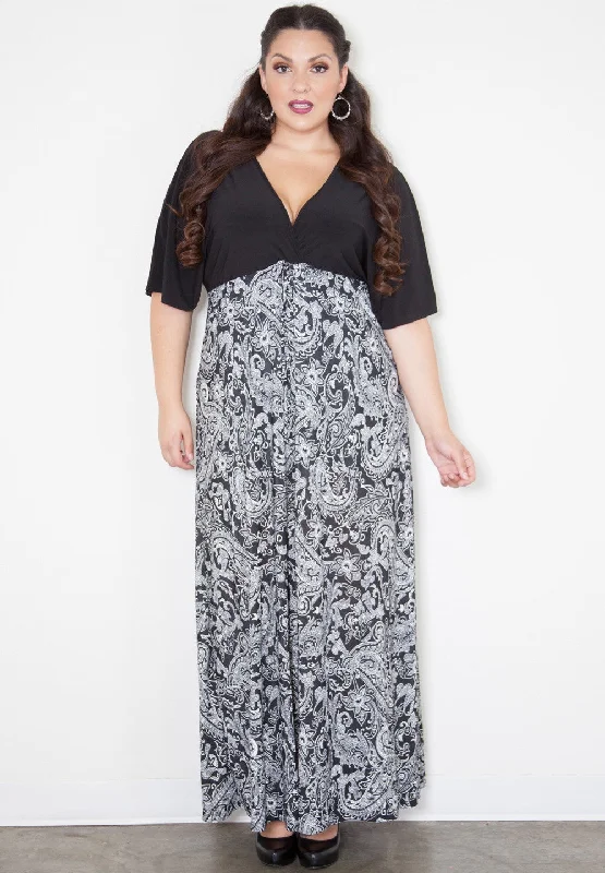 Cable - Knit Women Long Sleeve Top with a Cozy TextureVicky Maxi Dress