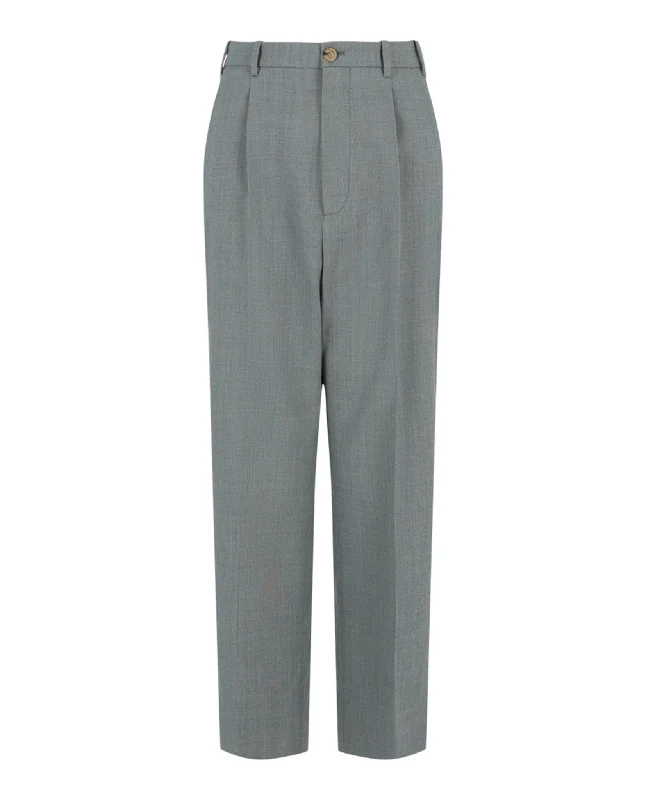 High Rise Wool Trouser Pants