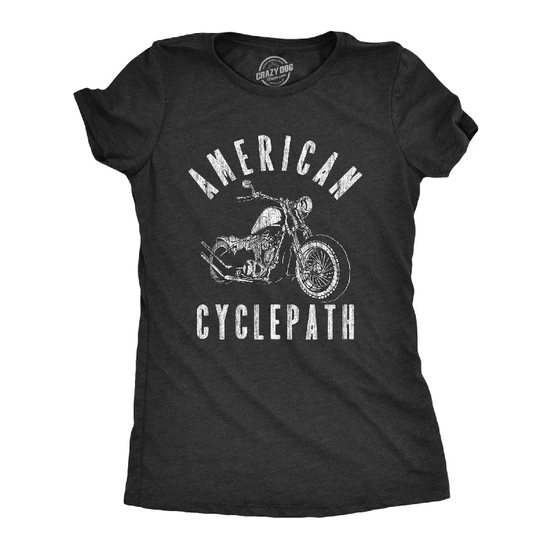 Sleeveless Women T Shirt for Summer ComfortAmerican Cyclepath Women's T Shirt