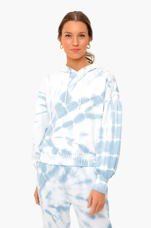 Oversized Women Sweater for a Cozy and Fashionable LookBlue Agave Eva Spiral Tie Dye Sweatshirt