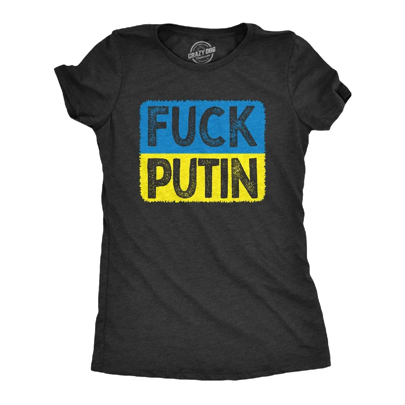 Muscle Women T Shirt for a Sporty and Casual LookFuck Putin Women's T Shirt