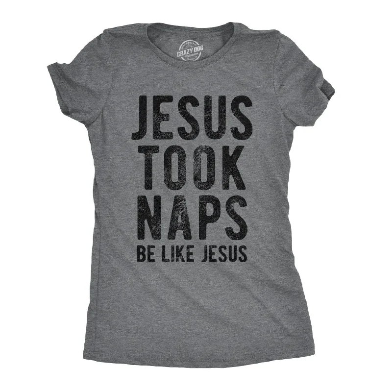 Floral Print Women T Shirt for a Feminine TouchJesus Took Naps Women's T Shirt