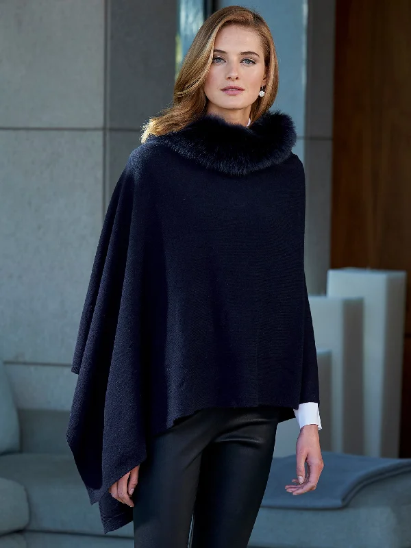 Lightweight Women Sweater for Spring and FallMaddy Cashmere Poncho