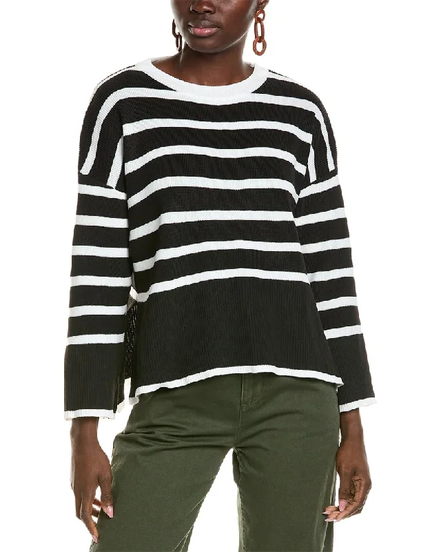 Striped Women Sweater with a Timeless PatternMadison Miles Pullover