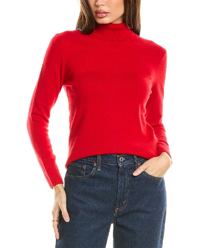 Sequin - Embellished Women Sweater for Special OccasionsMalo Cashmere Turtleneck Wool & Cashmere-Blend Sweater