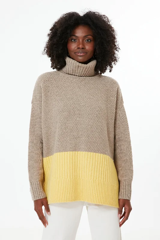 Lightweight Women Sweater for Spring and FallOatmeal Elin Knit