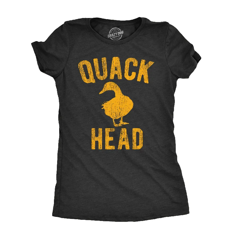 V - Neck Women T Shirt to Enhance the NecklineQuack Head Women's T Shirt