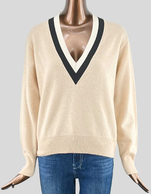 Long - Sleeve Women Sweater with Ribbed CuffsSANDRO Wool and cashmere-blend sweater - 1 | 4 US