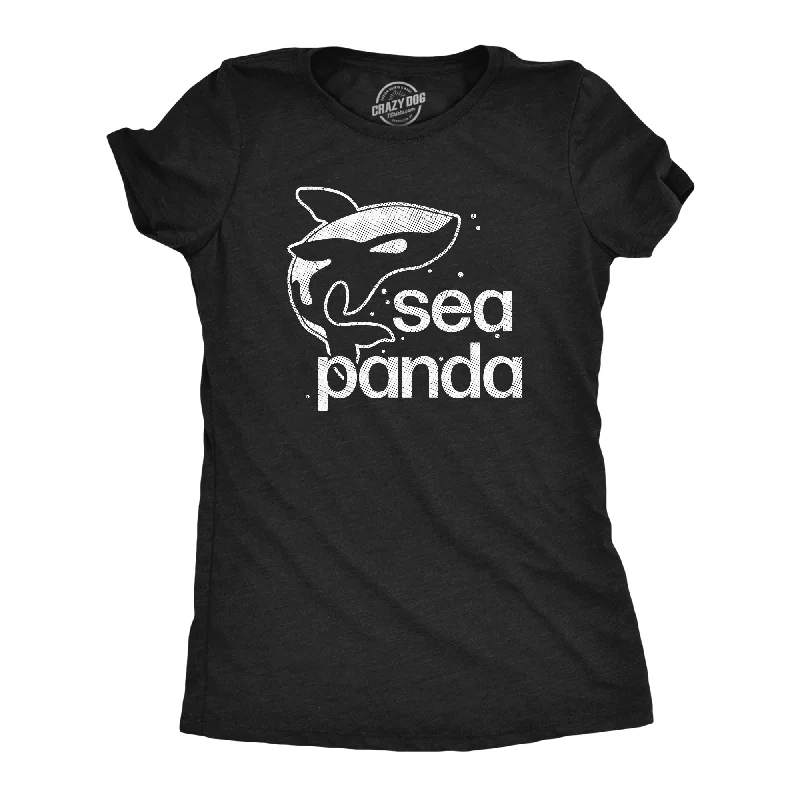 Sequined Women T Shirt for a Sparkly Night OutSea Panda Women's T Shirt