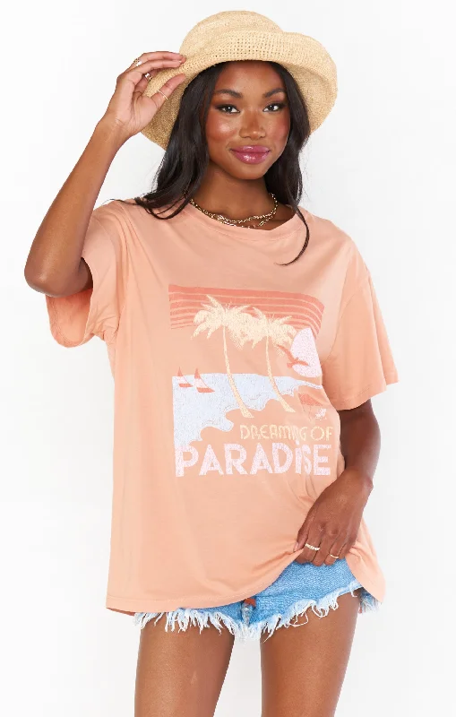 Sequin - Embellished Women Sweater for Special OccasionsTravis Tee ~ Paradise Dreaming Graphic