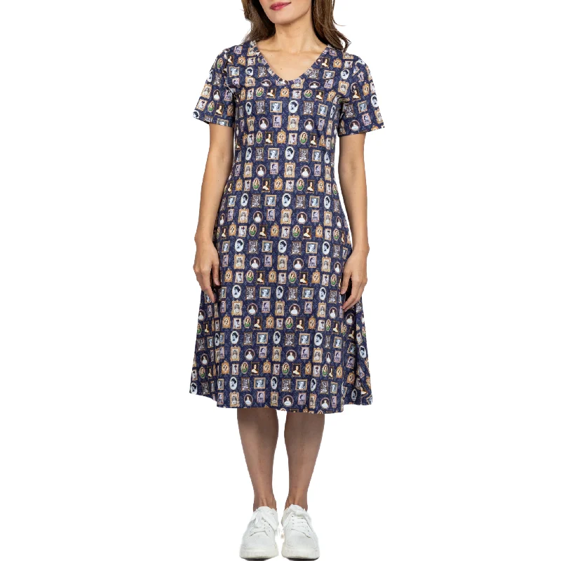 Ruffled Women Dress with Multiple Layers for a Playful and Girly StyleWomen Authors A-Line Dress (No Waist Seam)