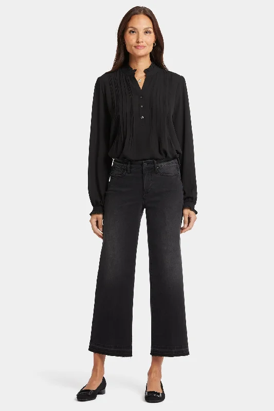 Teresa Wide Leg Ankle Jeans - Crosswinds