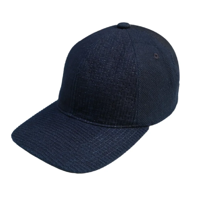 The Factory Made Patchwork Sashiko 6-Panel Cap