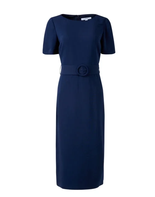 Ball Gown Women Dress with a Full Skirt for a Princess - like LookKlaudia Navy Dress