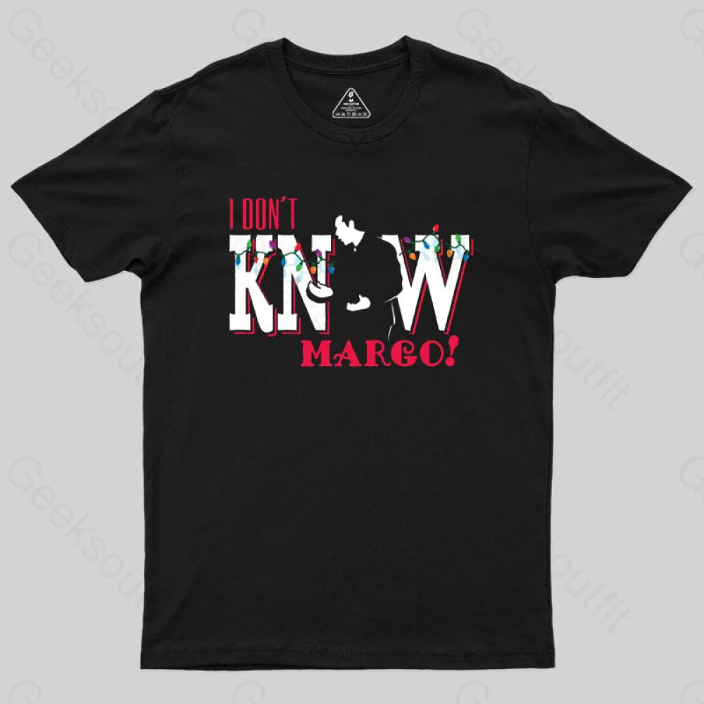 Striped Women T Shirt in a Classic PatternI don't know, Margo Geek T-Shirt