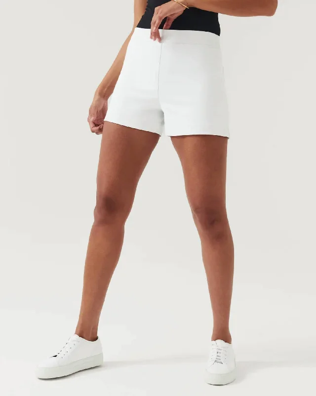 Bermuda Women Shorts for a Classic and Sophisticated LookOn-The-Go Shorts In White