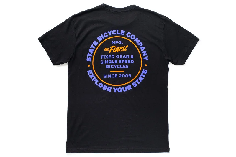 Plus Size Women T Shirt for a Comfortable and Flattering FitState Bicycle Co. - "Manufacturing The Finest" - Premium T-Shirt ("Suns")