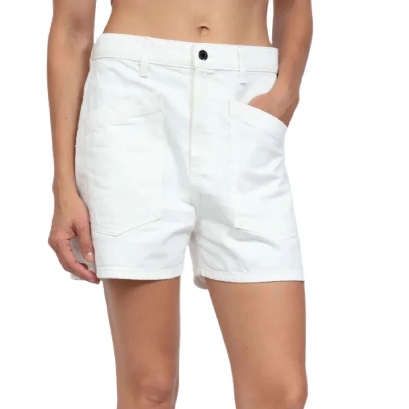 Jeanette Women Shorts with a Soft and Comfortable FeelVirginia Short In Ivory