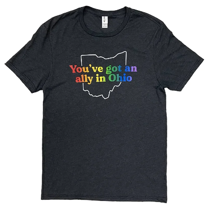 Graphic Print Women T Shirt for a Trendy StatementYou've Got an Ally in Ohio Shirt